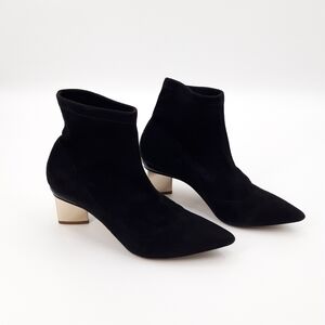 Nicholas Kirkwood | PRISM Ankle Boots 60 mm in Black Suede